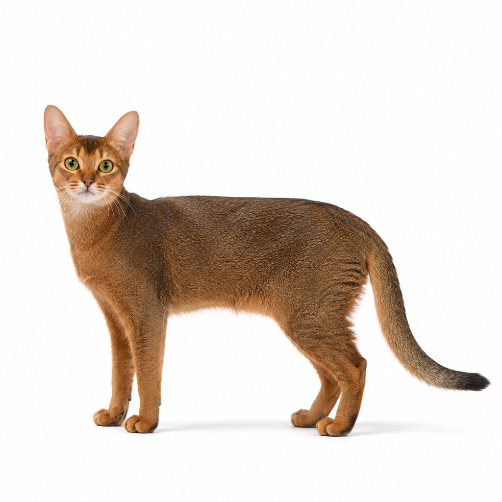 一只油亮皮毛的狸奴猫,竖瞳长尾,古装宫廷写实风格,3D资产参考